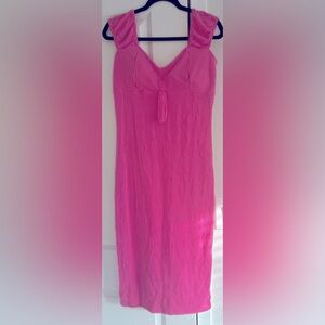 Pink Midi Dress
